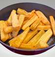 MANDIOCA FRITA ASSADA  Foto: Bake and Cake Gourmet