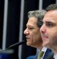 Fernando Haddad destacou que o presidente do Senado, Rodrigo Pacheco, participa das negociações e deve apresentar o texto na Casa  Foto: Pedro França/Agência Senado / Estadão