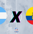 Argentina x Equador   Foto: ENM / Esporte News Mundo