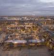 Planta da Saudi Aramco; ministro da Energia da Arábia Saudita, Abdulaziz bin Salman, anunciou descoberta de sete depósitos de petróleo e gás.  Foto: Saudi Aramco/Divulgação / Estadão