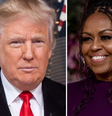 Donald Trump e Michelle Obama  Foto: Reprodução/Montagem