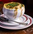 Sopa de cebola do ICI Brasserie  Foto: Divulgação ICI Brasserie / Estadão