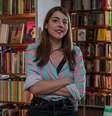 A jornalista e escritora catalã Begoña Gómez, em uma livraria em São Paulo  Foto: Lúcio Telles/BBC / BBC News Brasil