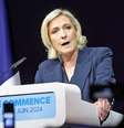 Marine Le Pen se diz confiante na possibilidade de ganhar maioria na eleição francesa  Foto: Getty Images / BBC News Brasil