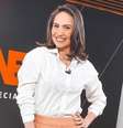 Cecília Flesch em se tempo na GloboNews: nem todos entendiam seu senso de humor ao conduzir o noticiário  Foto: Reprodução