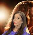 Maria Gladys à frente de imagem de divulgação de 'MaXXXine', filme estrelado por sua neta Mia Goth  Foto: Fotomontagem: Blog Sala de TV