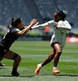 Leila Silva em ação: time brasileiro feminino de rugby chega com força total nas Olimpíadas de Paris 2024  Foto: Divulgação