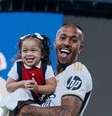 Éder Militão e filha, Cecília  Foto: Reprodução/Instagram / Márcia Piovesan