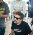 O diretor Kleber Mendonça Filho no set de 'Aquarius'  Foto: Victor Jucá/ Divulgação / Estadão