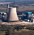 Usina termelétrica movida a carvão mineral Candiota III, no Rio Grande do Sul. Município de Candiota tem 80% da sua economia girando em torno do combustível fóssil  Foto: Divulgação CGT/Eletrosul / BBC News Brasil