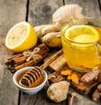 Chá de gengibre com limão e canela  Foto: Oleksandra Naumenko | Shutterstock / Portal EdiCase