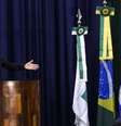 Ex-presidente Jair Bolsonaro na solenidade de posse de Alexandre Ramagem  Foto: Valter Campanato/Agência Brasil