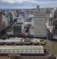 Centro de Porto Alegre foi bastante afetado pelas chuvas, assim como grande parte do Rio Grande do Sul  Foto: Rafa Neddermeyer / Agência Brasil / Estadão