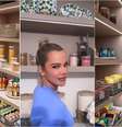 Khloé Kardashian viraliza ao mostrar despensa organizada e luxuosa  Foto: Reprodução/Instagram Khloé Kardashian