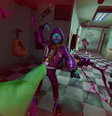 Meta o pé nos inimigos o mais rápido possível em Anger Foot, lançamento da Devolver Digital  Foto: Devolver Digital / Divulgação