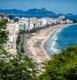 Vista do Leblon e Ipanema do Parque Dois Irmãos, no Rio de Janeiro, Brasil, em 20 de janeiro de 2024.  Foto: Emmanuele Contini/NurPhoto via Getty Images