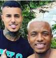 Mc Livinho (à dir.) lamenta morte de amigo e produtor Kaka, assassinado em um bar na zona norte de São Paulo  Foto: Reprodução/Instagram / Estadão