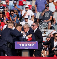 Falsos rumores surgiram online segundos depois de Donald Trump ser alvo de tiro  Foto: Reuters / BBC News Brasil