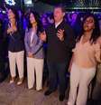 Ex-presidente Jair Bolsonaro e governador de São Paulo Tarcísio de Freitas participam de evento evangélico com vereadora Sonaira Fernandes  Foto: Equipe Sonaira Fernandes/Divulgação / Estadão
