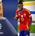 Lamine Yamal e Nico Williams celebram o título da Eurocopa  Foto: Getty Images