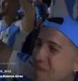 Jogadores da Argentina no momento em que proferiam cânticos racistas contra jogadores da França –  Foto: Reprodução Redes Sociais / Jogada10