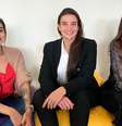 Jennifer de Faria, Tatiany Ribeiro e Jade Utsch criam app para ajudar em hábitos saudáveis  Foto: Arquivo pessoal/Tatiany Ribeiro