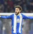 Na mira do Grêmio, Braithwaite em atuação pelo Espanyol, na última temporada –  Foto: Pau Barrena/AFP via Getty Images / Jogada10