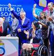 Lula participou do encerramento da 5ª Conferência Nacional dos Direitos da Pessoa com Deficiência.  Foto: Divulgação / MDHC. / Estadão