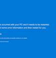 Imagem conhecida como "tela azul da morte" que afetou diversos usuários de Windows nesta sexta-feira  Foto: Imagem/ Divulgação / Estadão