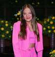 Rafa Justus repete look rosa em viagem luxuosa por Miami, nos Estados Unidos, ao lado da madrasta e 'irmã gêmea'.  Foto: Brazil News / Purepeople