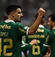 Flaco López durante comemoração do primeiro gol do Verdão.   Foto: Cesar Greco/Palmeiras. / Esporte News Mundo