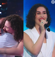 Lívian Aragão revela reação do pai após homenagem no 'Domingão com Huck'.  Foto: Instagram, reprodução TV Globo / Instagram Lívian Aragão / Purepeople