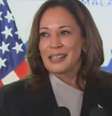 Harris discursa em Delaware  Foto: X/Reprodução / Perfil Brasil