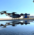 Eve revela primeiro protótipo do eVTOL em escala real  Foto:  Eve Air Mobility