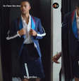 Atleta francês questiona uniforme para abertura olímpica e pede para usar saia: 'Sou o primeiro?'  Foto: Reprodução/France TV