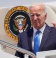 O presidente dos EUA, Joe Biden, desembarca do Força Aérea Um na Base Conjunta Andrews em Maryland, EUA, 23 de julho de 2024. REUTERS/Ken Cedeno  Foto: Reuters