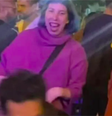 Professora fez gestos racistas durante a apresentação do grupo PedeTeresa, na Praça Tiradentes, no Centro do Rio  Foto: Reprodução Redes Sociais