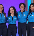 A jogadora de futebol Cristiane Rozeira comemorou a oportunidade de comentar o jogo  Foto: Reprodução: Instagram/crisrozeira
