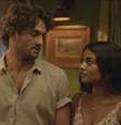 No Rancho Fundo: Quinota perde o controle com Artur e ameaça acabar com noivado por conta de Zélia   Foto: Reprodução / Globo / RD1