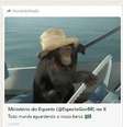 Ministério do Esporte fez postagem racista em alusão ao barco do Time Brasil na abertura dos Jogos de Paris  Foto: Reprodução/Redes Sociais