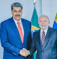 Maduro e Lula durante encontro no Palácio do Planalto, em maio de 2023.  Foto: Ricardo Stuckert/Presidência da República