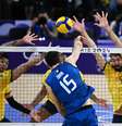 Brasil perde da Itália no vôlei masculino  Foto: REUTERS/Annegret Hilse