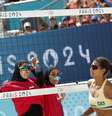 Vôlei de praia na Olimpíada de Paris  Foto: Reuters