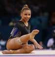 Flávia Saraiva é a menor atleta da seleção de ginástica do Brasil  Foto: REUTERS/Hannah Mckay