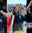 Judocas Willian Lima e Larissa Pimenta e Rayssa Leal, do skate street, estreiam quadro de medalhas do Brasil nos Jogos de Paris   Foto: Montagem com imagens da Reuters