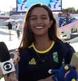 Rayssa Leal foi destaque na transmissão da emissora carioca   Foto: Reprodução / Globo / RD1