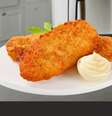 FILÉ DE FRANGO À MILANESA SEM TRIGO NA AIRFRYER  Foto: Bake and Cake Gourmet