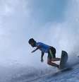 Felipe Toledo enquanto disputava as oitavas de final do surfe nesta segunda-feira  Foto: REUTERS Carlos Barria