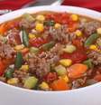 Sopa de carne moída com legumes  Foto: Charles Brutlag | Shutterstock / Portal EdiCase