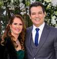Celso Portiolli faz aparição rara em casamento com a esposa Suzana Marchi; relembre o começo do casal .  Foto: Brazil News/Manuela Scarpa / Purepeople
